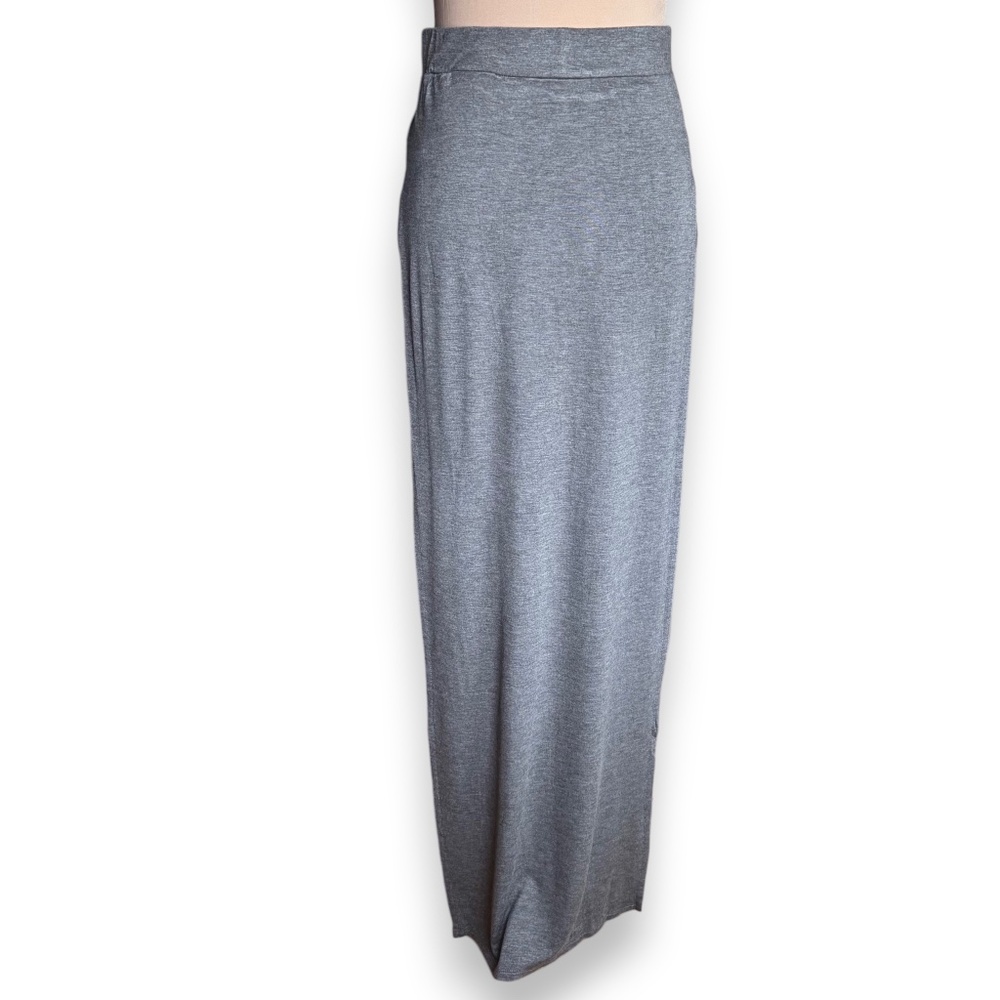 MONO B gray mini skirt maxi panel overlay Size S - Picture 3 of 11